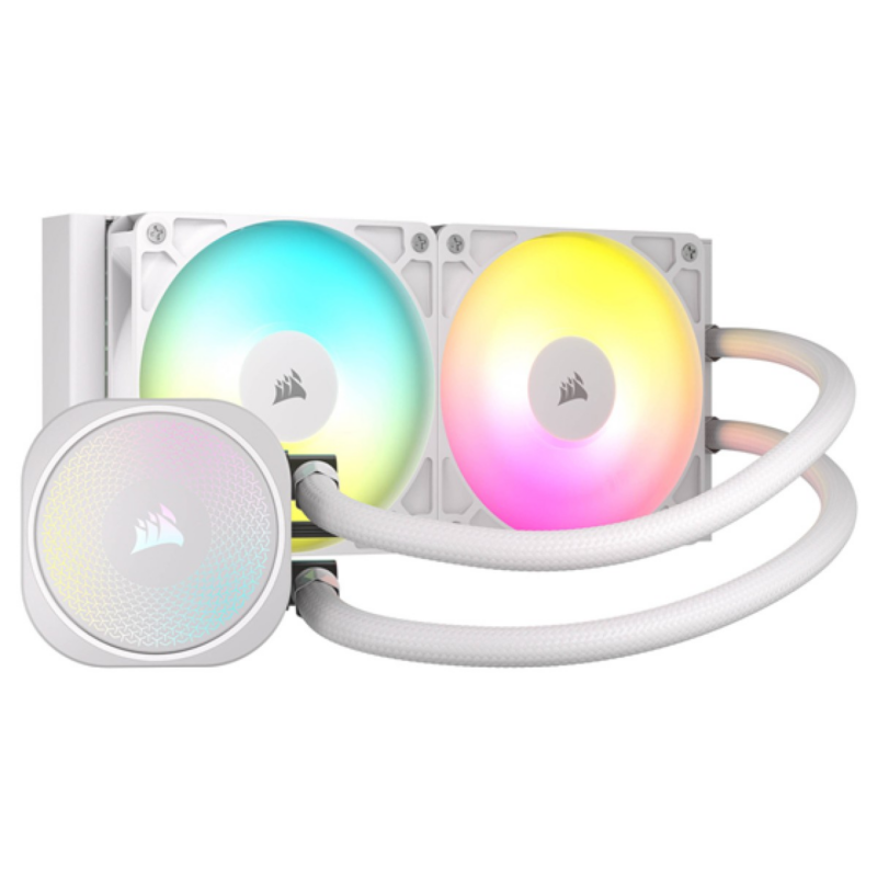 Abanico Para Cpu Corsair Nautilus 240 Rs Argb 240Mm Blanco