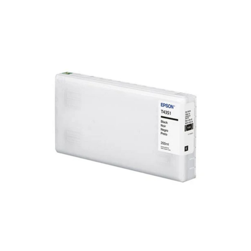 Cartucho Negro Epson T43S 200 Ml Compatible Surecolor Surelab D870