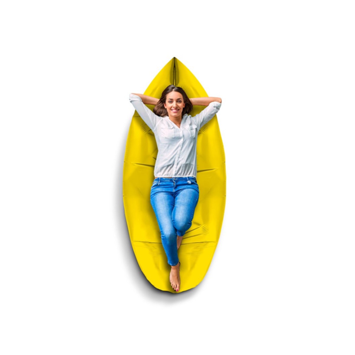 Cama Inflable Amarillo Xtech Zac2Go Xtb-101Yl