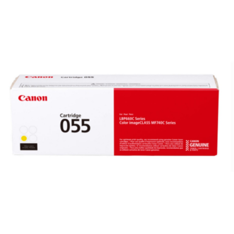 Toner Canon Cartridge 055 Yellow Original Láser 1500 Páginas