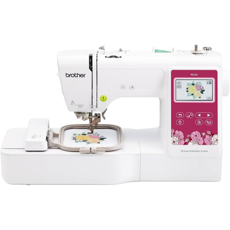 Máquina De Coser Y Bordado Brother Pe545 3.7" Color 4X4" Bordado