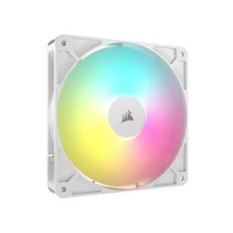 Abanico Corsair Rs140 Argb 140Mm Blanco Rodamiento Magnético Pwm
