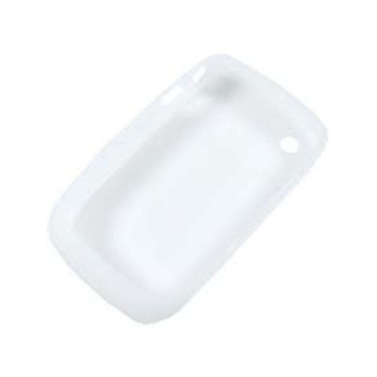 COVER PARA BLACKBERRY CURVE 8520 EN GOMA BLANCO (HDW-24211-003) BB.  TRM10 BDJ04