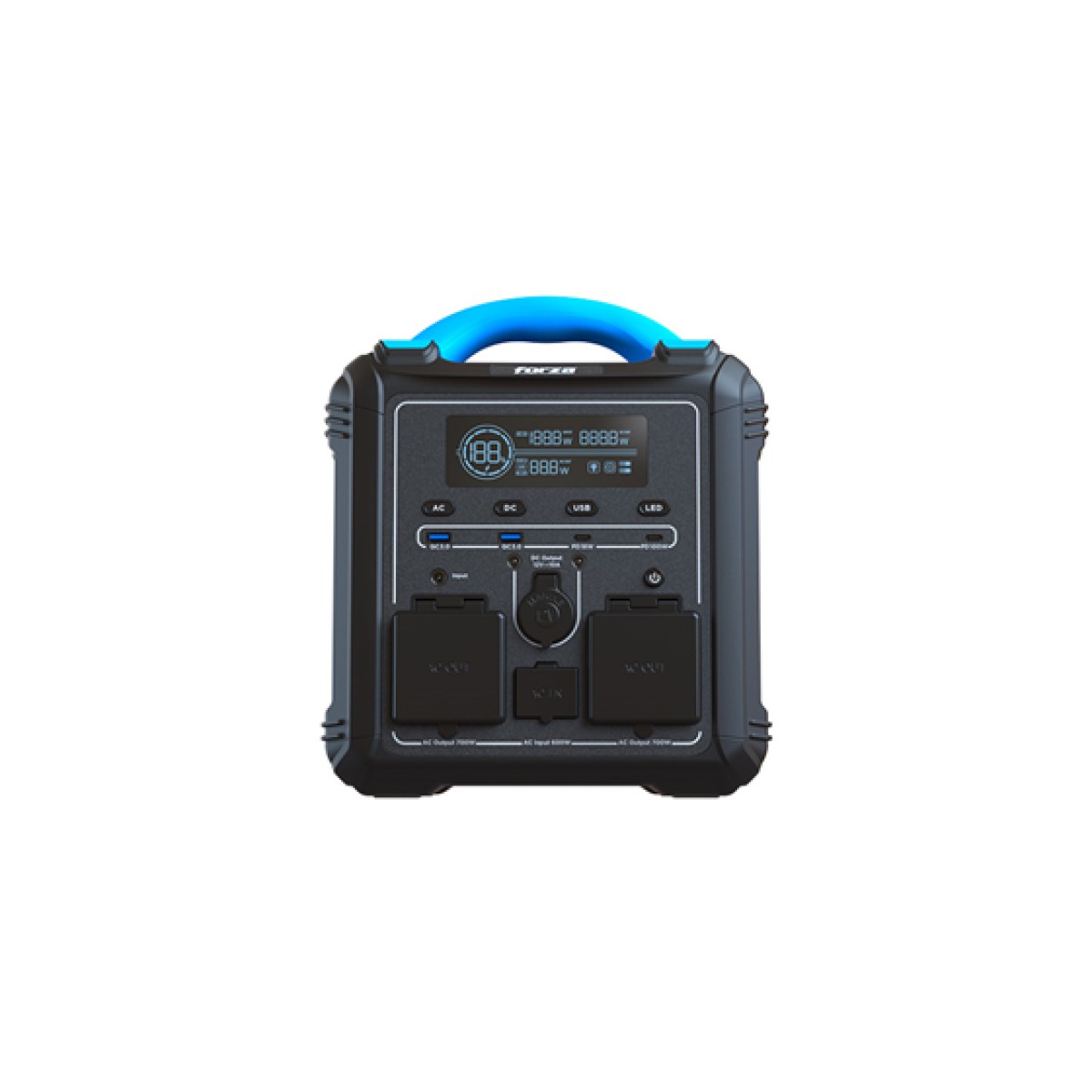 Generador Eléctrico De Batería Forza Fpp-T700 700W Recargable