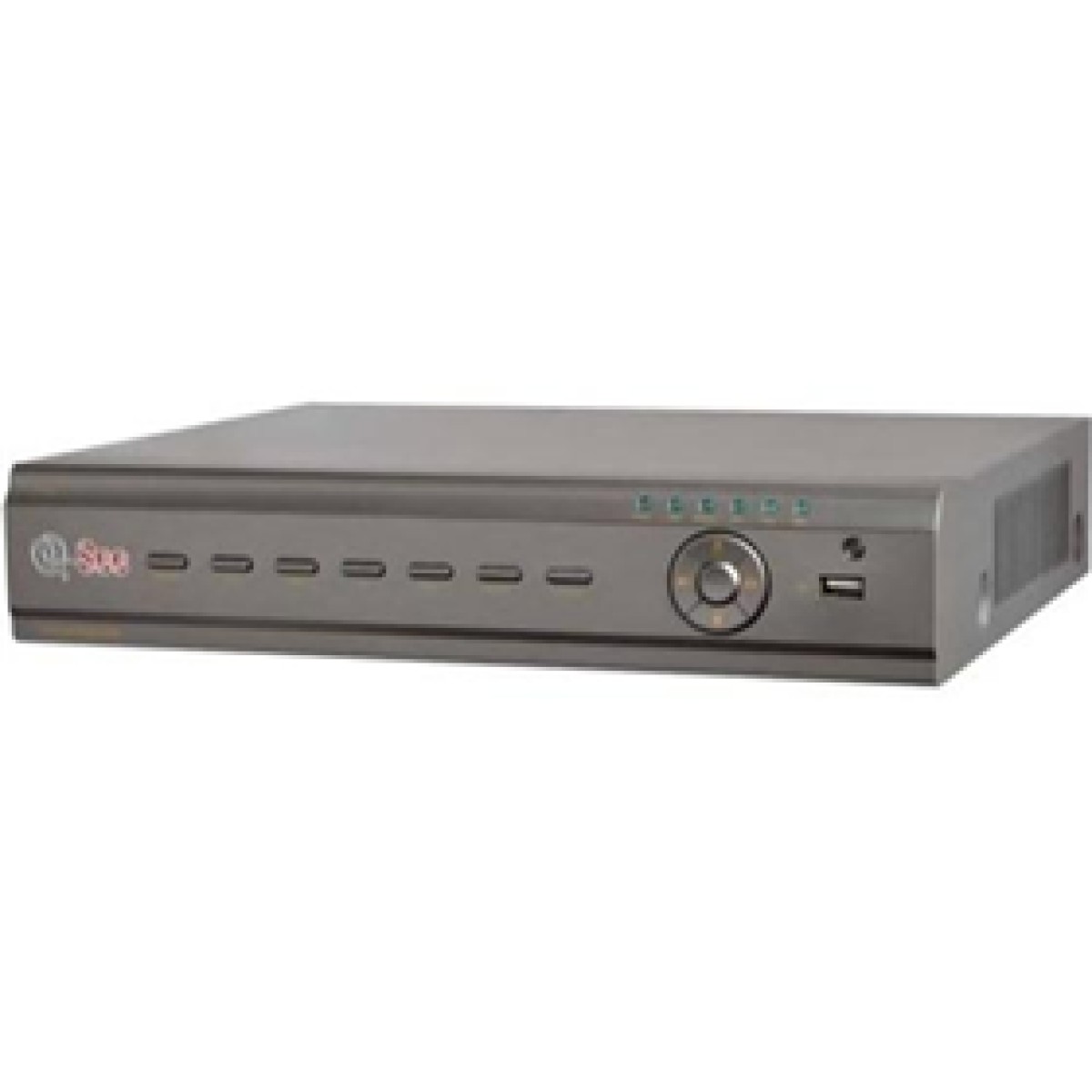 Dvr 8 Canales Qsee 1Tb Disco Duro Analógica 480Tvl Vga Bnc