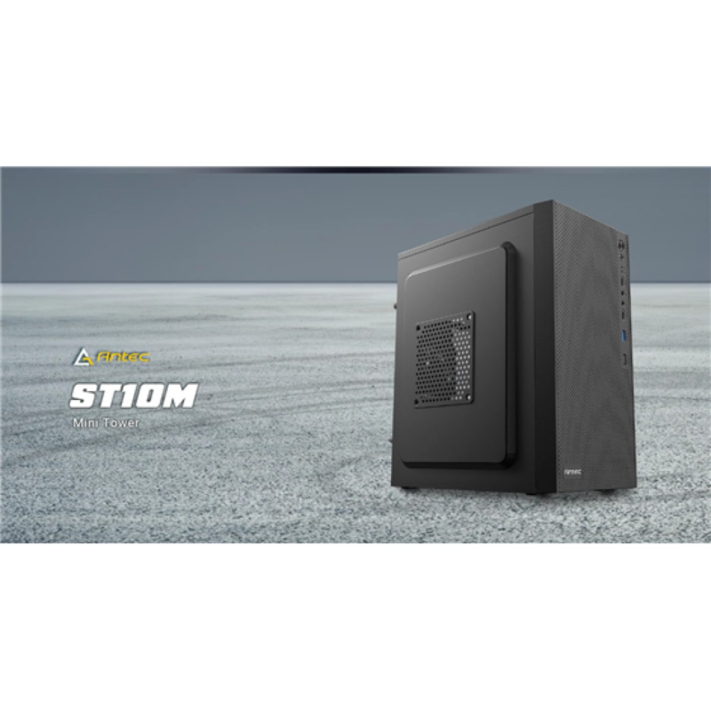 Case Antec St10M Mini Tower M-Atx Compacto Con Ventilador 80Mm