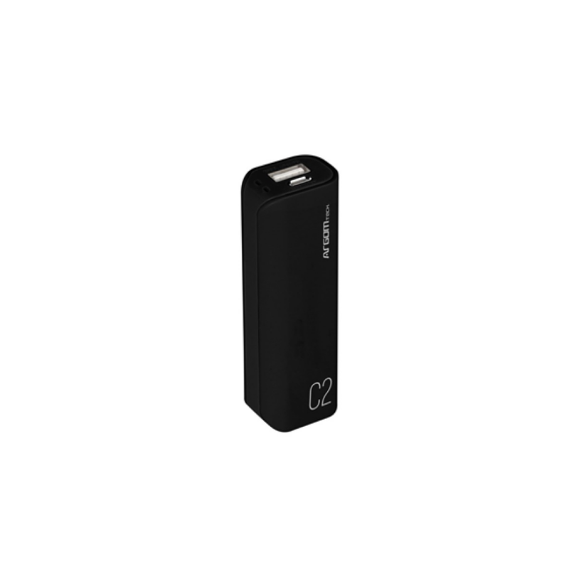 Power Bank Cargador Móvil Argom Arg-Pb-1130Bk 2500Mah 1 Puerto USB