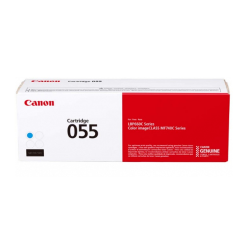 Toner Canon Cartridge 055 Cyan Original Láser 1500 Páginas