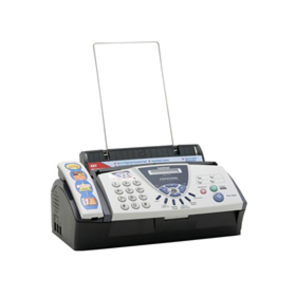 FACSIMIL (FAX)  USADO BROTHER 575 - TELEPHONE HANDSET - SPEAKERPHONE - COLLER ID - SPEED DIAL - PAPER CAPACITY 50 PAGES (16BRO575).  TRM7 BDJ8.