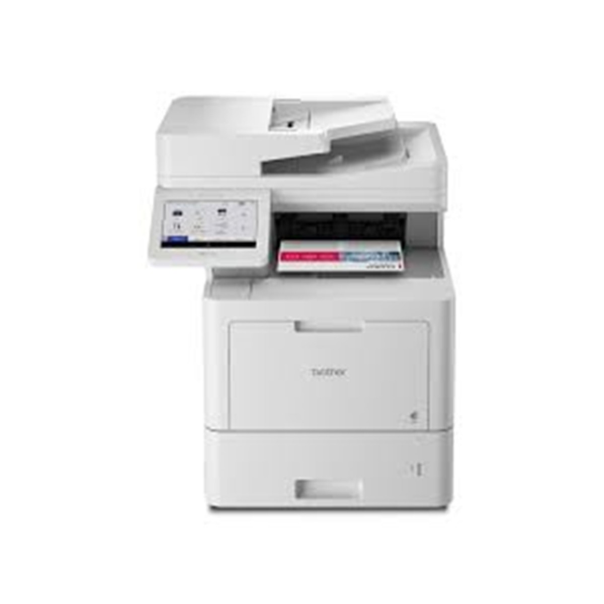 IMPRESORA BROTHER LÁSER COLOR MFCL9630CDN, MULTIFUNCIONAL (ESCÁNER, COPIADORA, IMPRESORA, ADF DE 100 HOJAS, IMPRESIÓN DÚPLEX AUTOMÁTICA, USB, GIGABIT LAN + NFC, PANTALLA TÁCTIL A COLOR DE 7”, CARTUCHOS DE TÓNER DE ALTO RENDIMIENTO, FUNCIONES DE SEGURIDAD AVANZADAS, BAJO COSTO TOTAL DE PROPIEDAD)