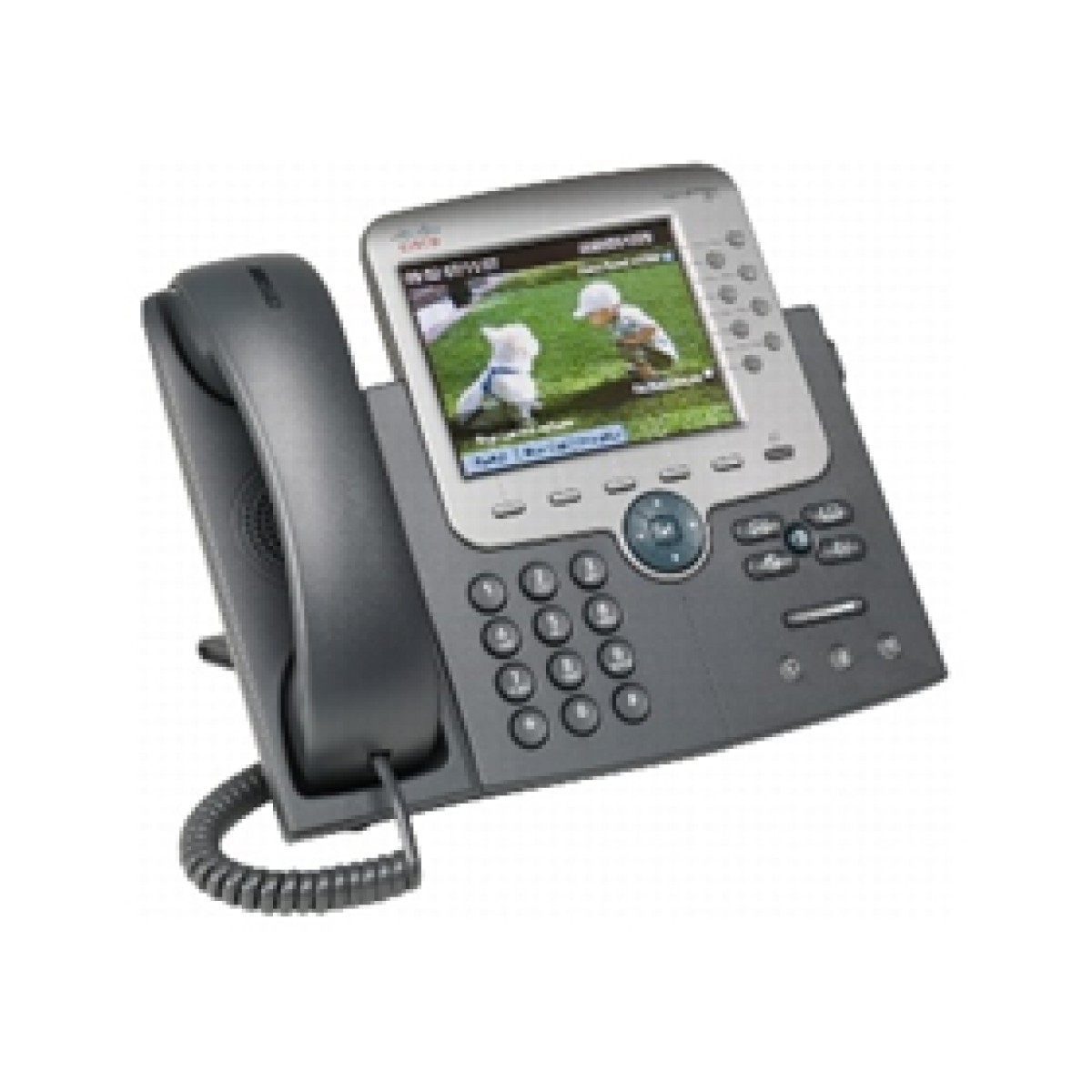 Teléfono Voip Cisco Unified Ip Phone 7975G Sccp Sip Silver Dark Gray