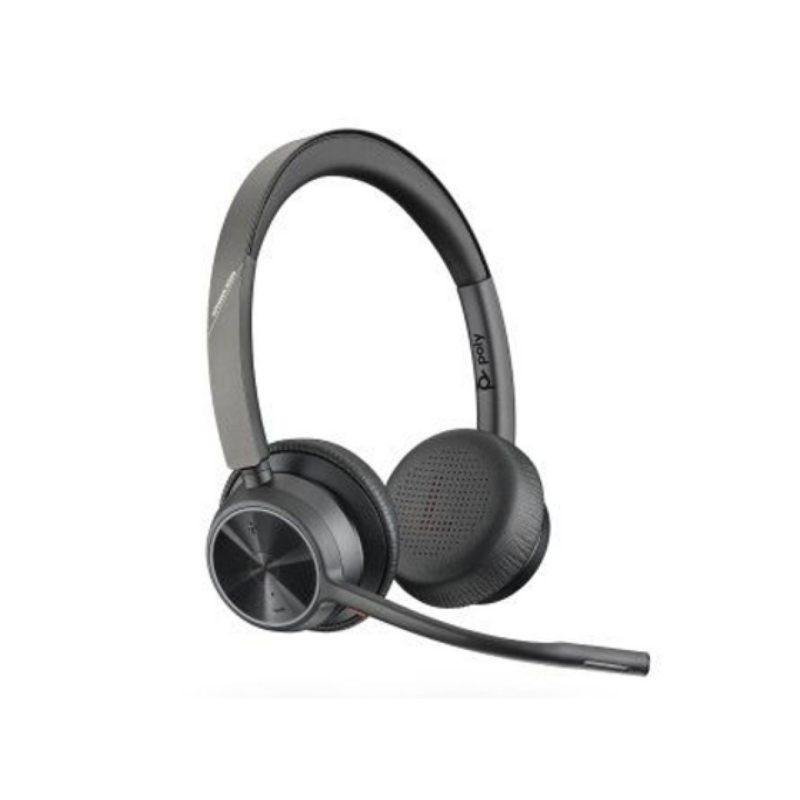 Audífono Inalámbrico Binaural Poly Voyager 4320 Bluetooth 5.1 USB-C