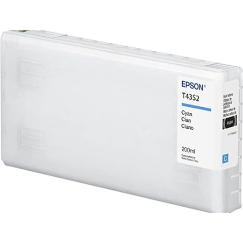 Cartucho Cyan Epson T43S 200 Ml Compatible Surecolor Surelab D870