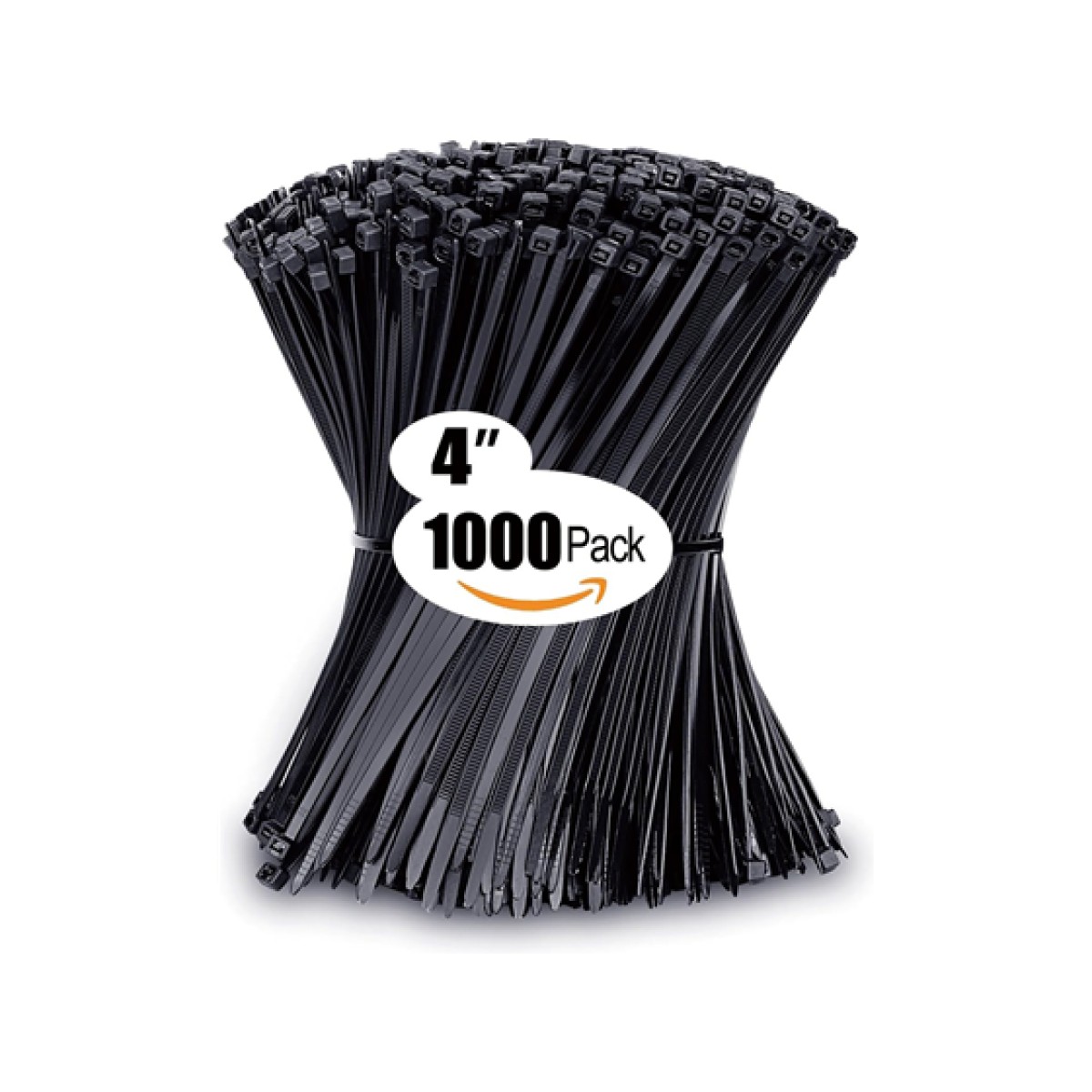 Tie Raps 4 Pulgadas Negro 1000 Pack B0Csp3Dsf4
