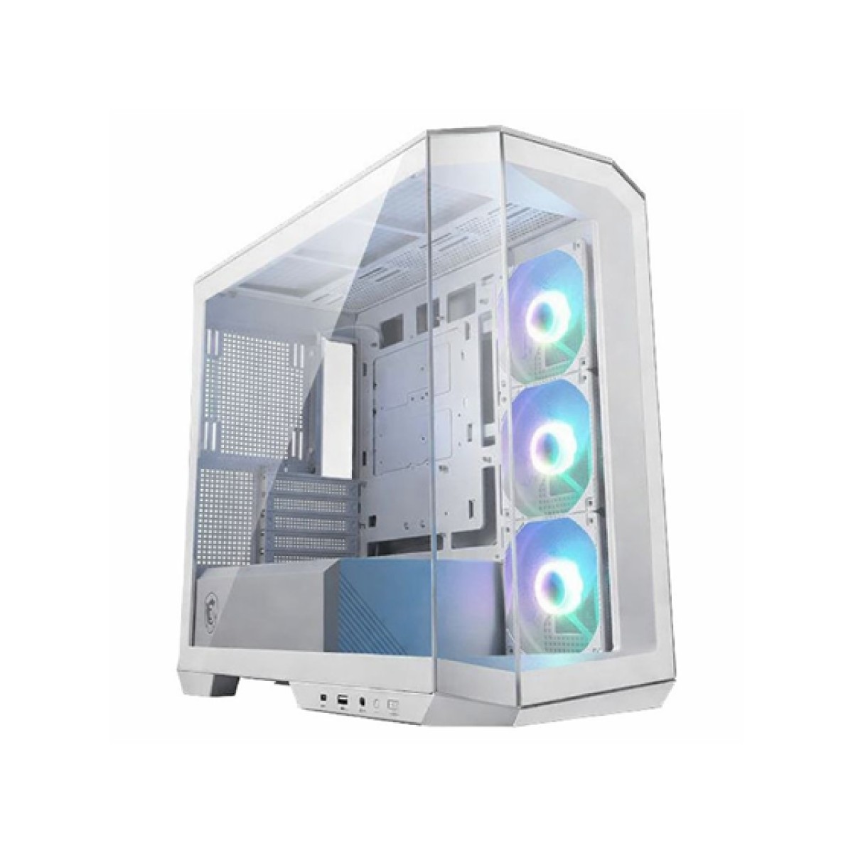 Case Msi Mag Pano 100R Pz White Media Tower Micro-Atx Mini-Itx