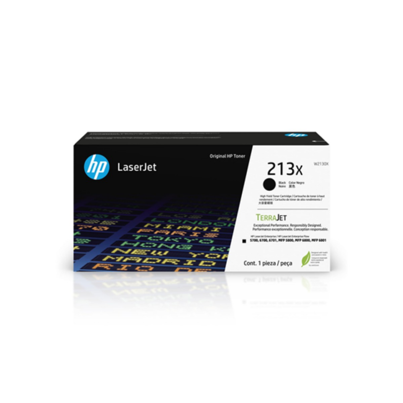 Toner Negro Hp 213X W2130X 9000 Páginas Laserjet 5700 6700 Mfp 5800