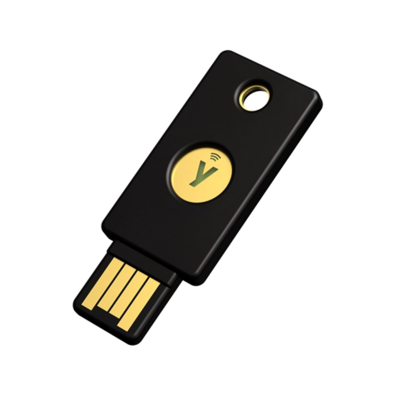 Llave De Seguridad USB-A Y Nfc Yubico Mfa Negro