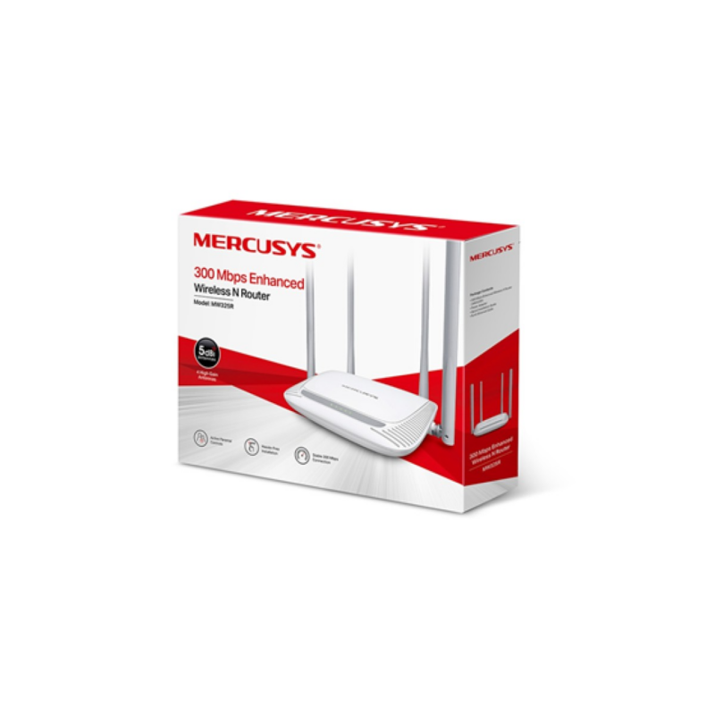 Router Wireless Mercusys Mw325R N300 2.4Ghz 300Mbps Tp-Link