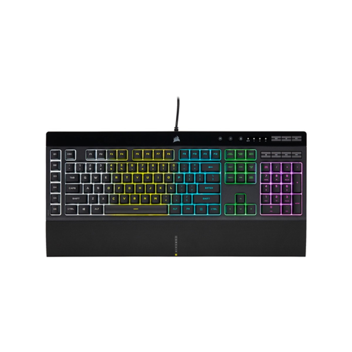 Teclado Gamer Rgb Corsair K55 USB 111 Teclas Español Resistente A Derrames
