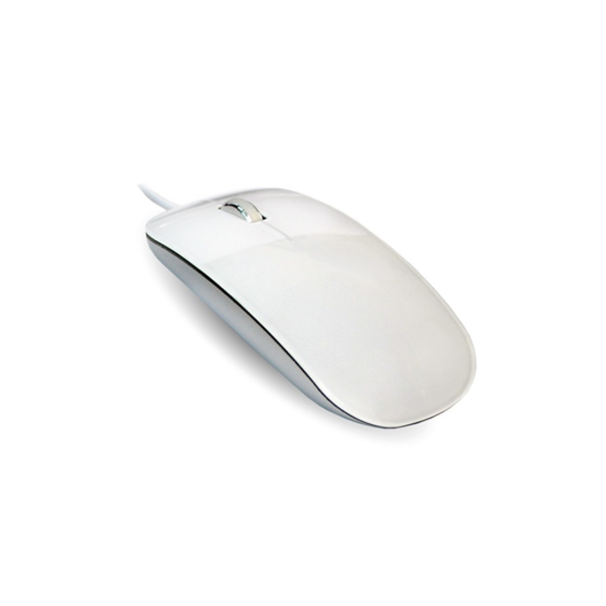 Mouse Óptico Alámbrico Blanco Myo 3D USB