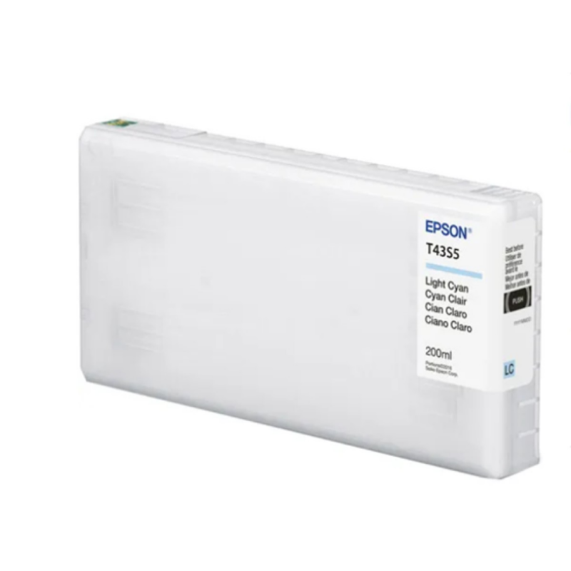 Cartucho Light Cyan Epson T43S 200 Ml Compatible Surecolor Surelab D870