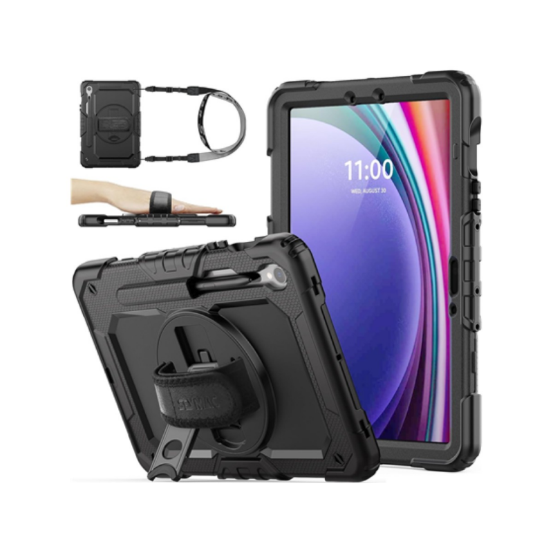 Cover Seymac Para Samsung Galaxy Tab S10 Lite S10 Fe S9 Fe S9 10.9" 11" Negro