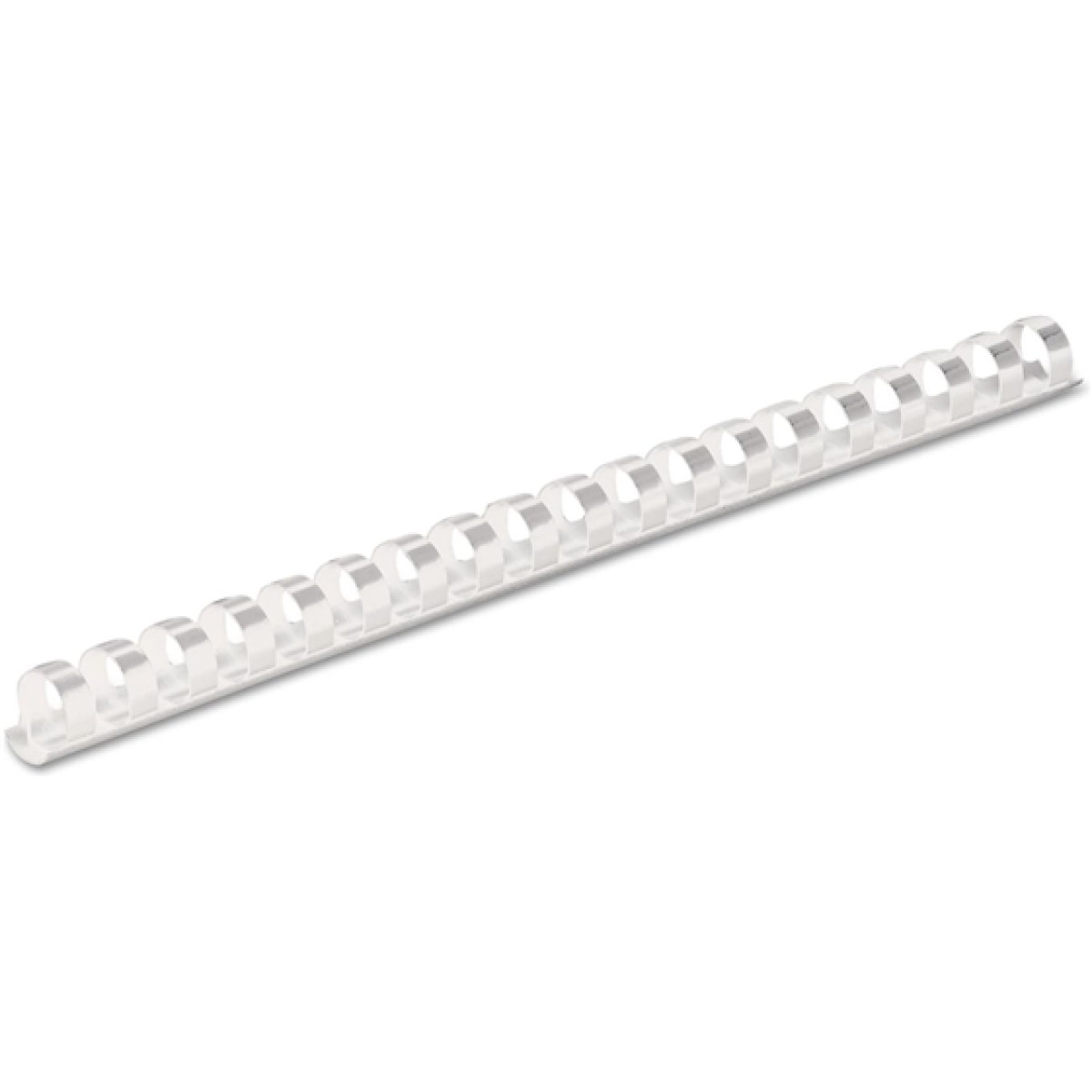 Espirales Plásticos Para Encuadernar Blanco 1/2 Pulgada 100 Unidades