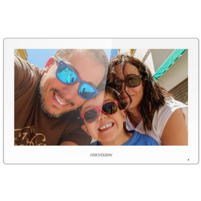 Estacion Interior Pantalla Táctil Hikvision 7" Poe Estándar Gris