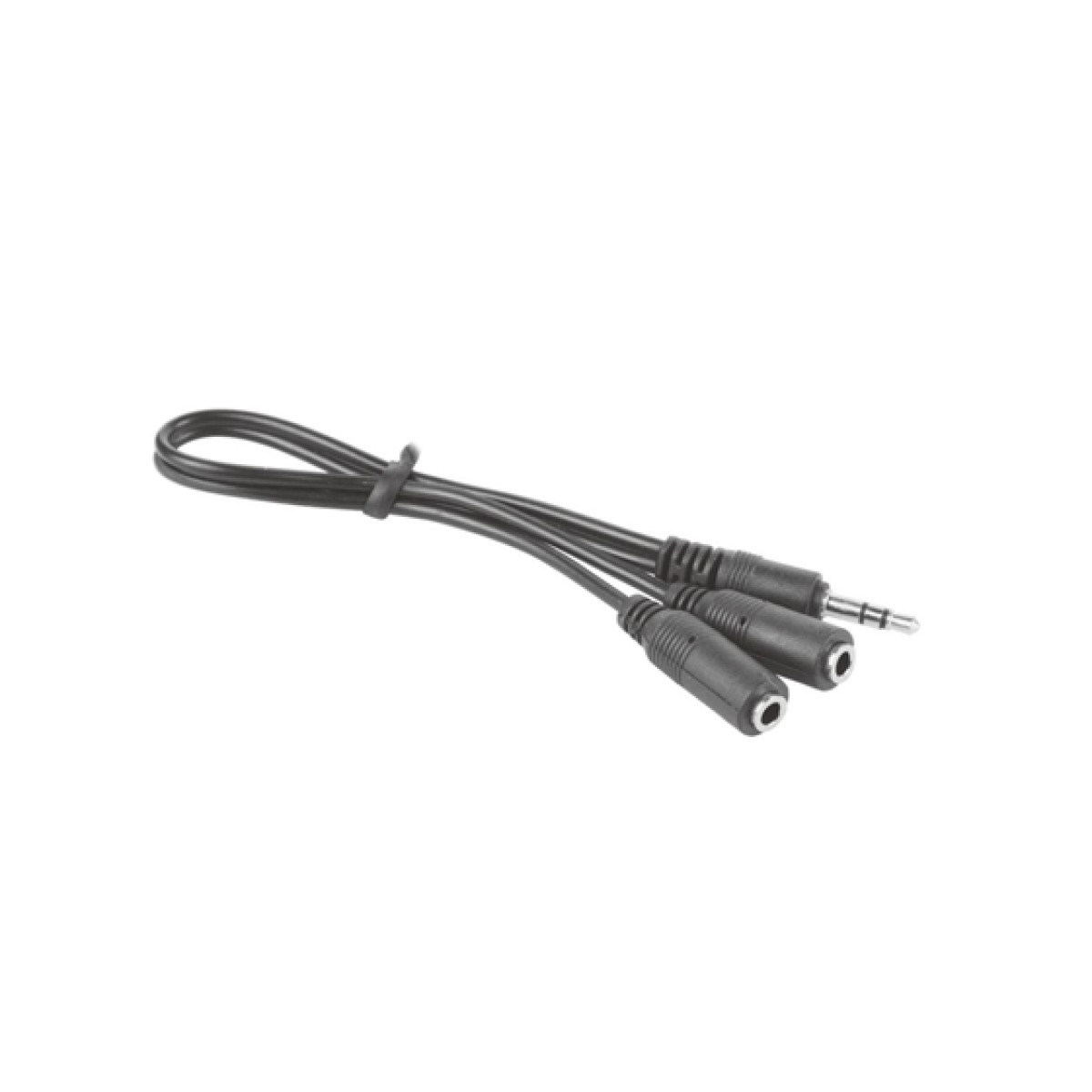 Adaptador Splitter Para Audífonos One Euc-005 Negro Dos Salidas