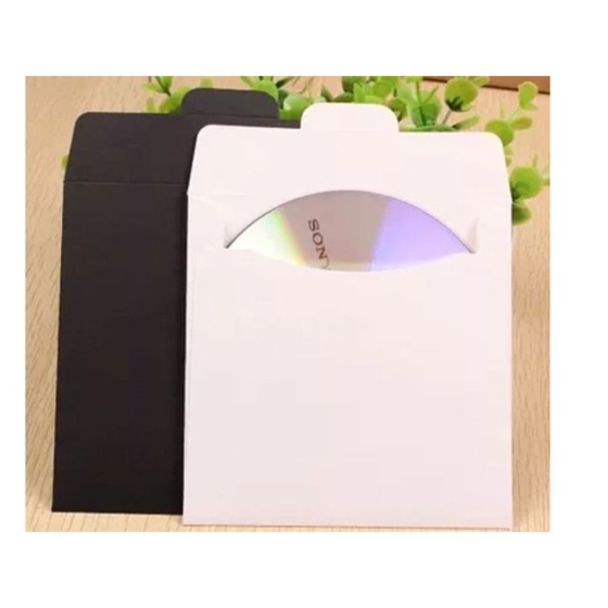 Cover Cd Sobre Papel Blanco Por Unidad