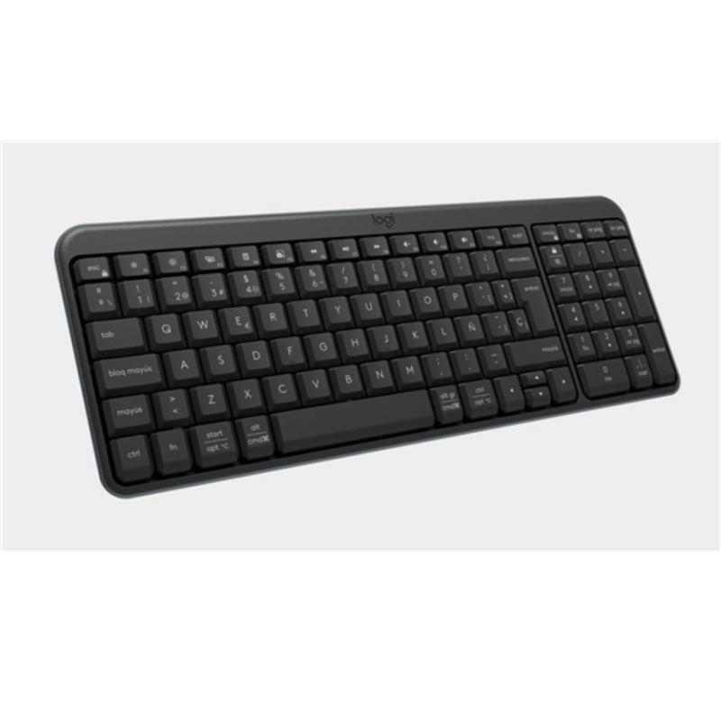 Teclado Compacto Bluetooth Inalámbrico Logitech K250 Español Graphite