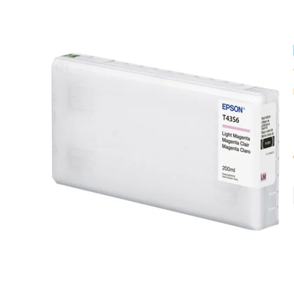 Cartucho Light Magenta Epson T43S 200 Ml Compatible Surecolor Surelab D870