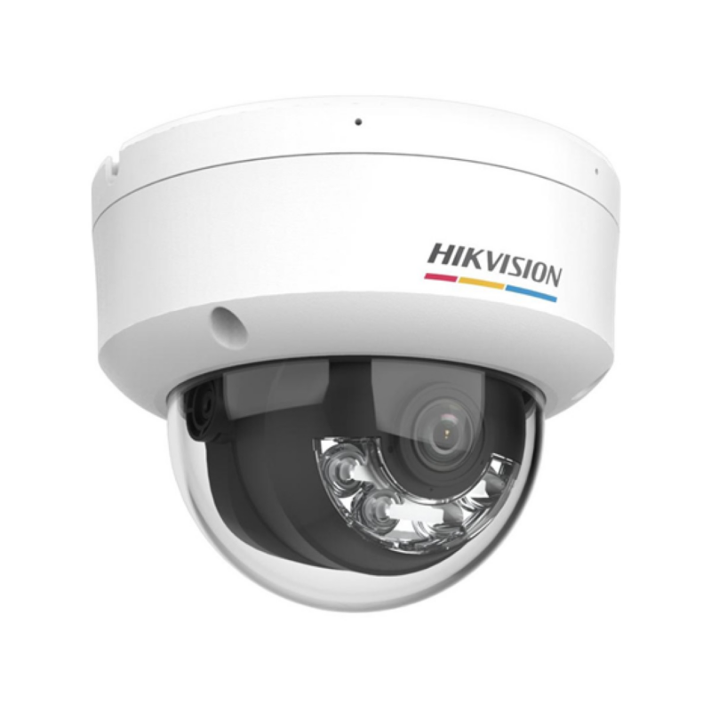 Cámara De Vigilancia Domo Colorvu Hikvision 4Mp Ip67 Con Micrófono