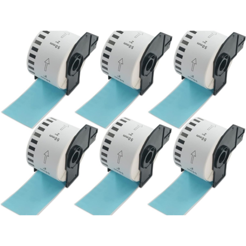 Rollos De Etiquetas Continuo Betckey Blanco 1.9 X 100 Ft Para Brother Dk-2223