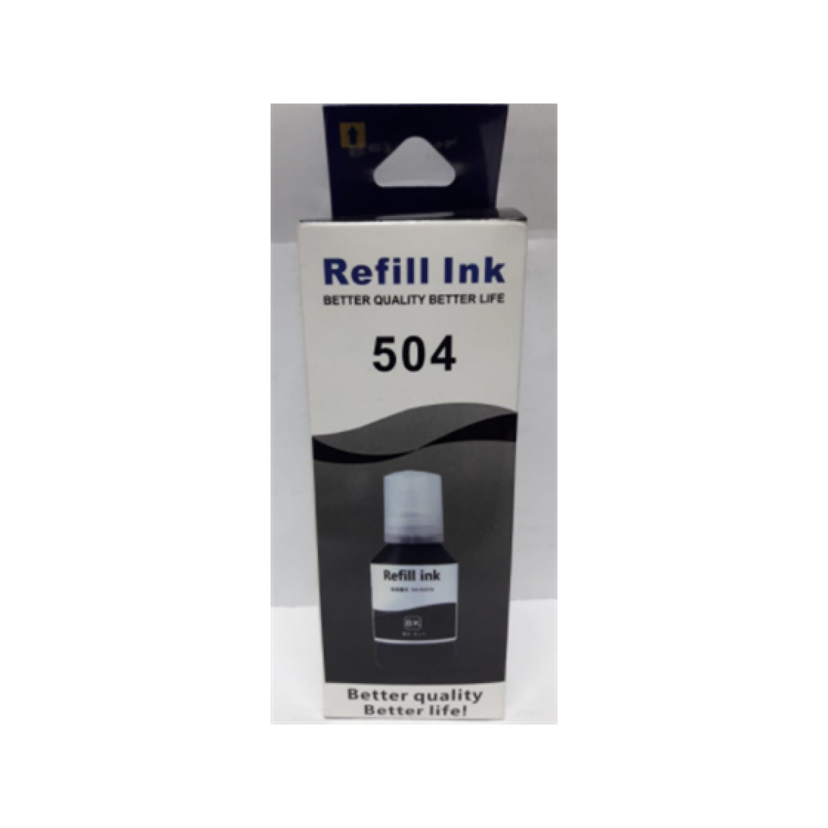 Botella De Tinta Refill Negro Epson T504120 127 Ml Compatible
