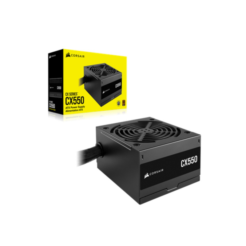 Power Supply 550W Corsair Cx550 80 Plus Black No Modular