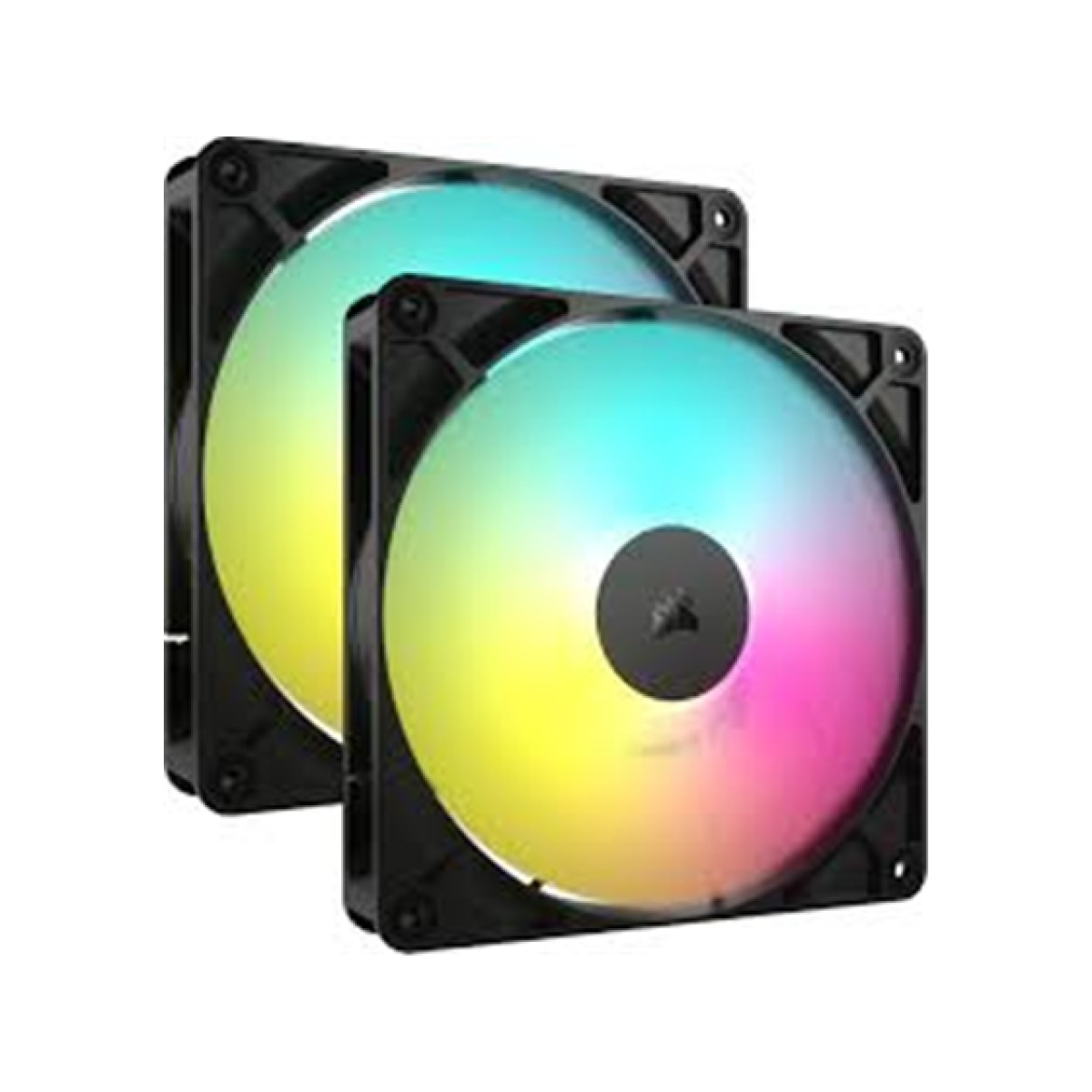Abanico Corsair Rs140 Argb 140Mm Kit 2 Unidades Rodamiento Magnético