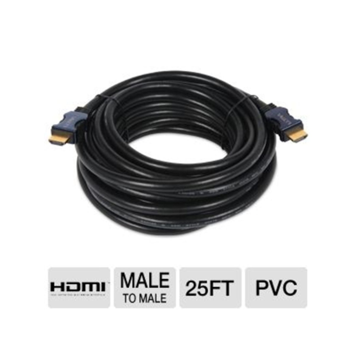 Cable HDMI 4K Alta Velocidad Myo Myo-H25 25 Ft Negro