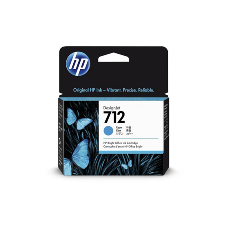 Cartucho Hp 712 3Ed67A Cyan 29Ml Para Impresora Designjet Studio T210 T230 T250 T630 T650