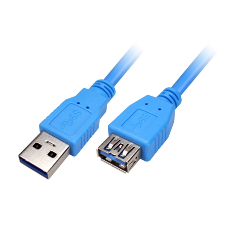Extensión USB 3.0 6Ft Azul Compatible USB 2.0 Xtc-353