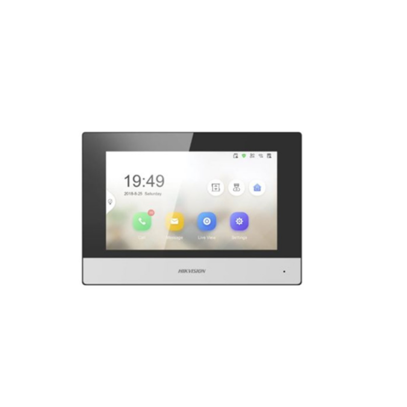 Estacion Interior Hikvision Ds-Kh6320-Wte1 Pantalla Tactil 7" Poe Estandar