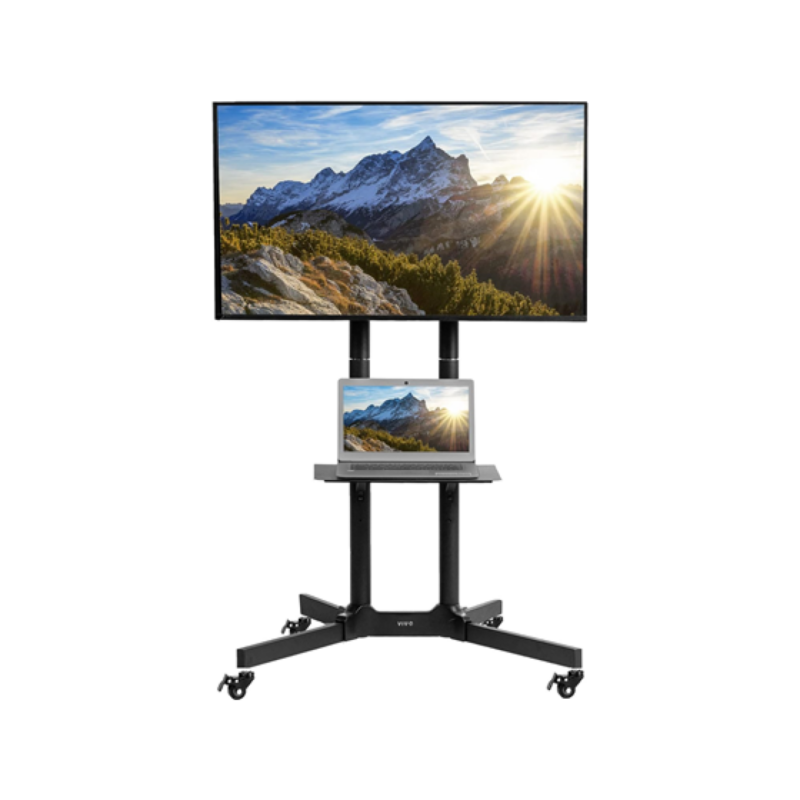 Carrito Móvil Para Tv Vivo Stand-Tv03E De 32" A 83" Con Bandeja