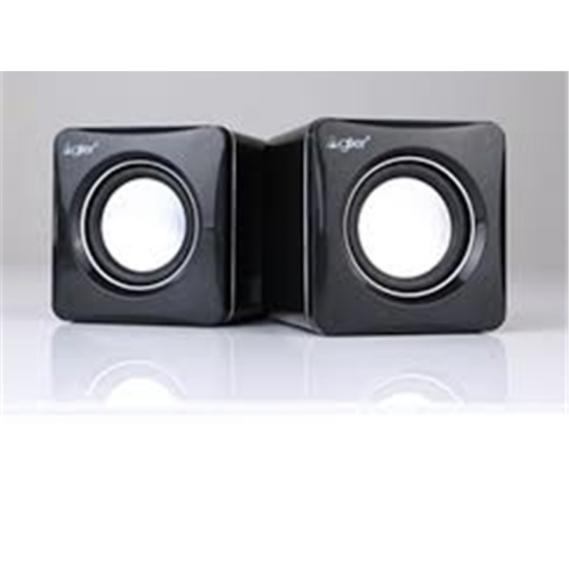 Bocina USB Agiler, 300W, Blanca/Negro, Control De Volumen