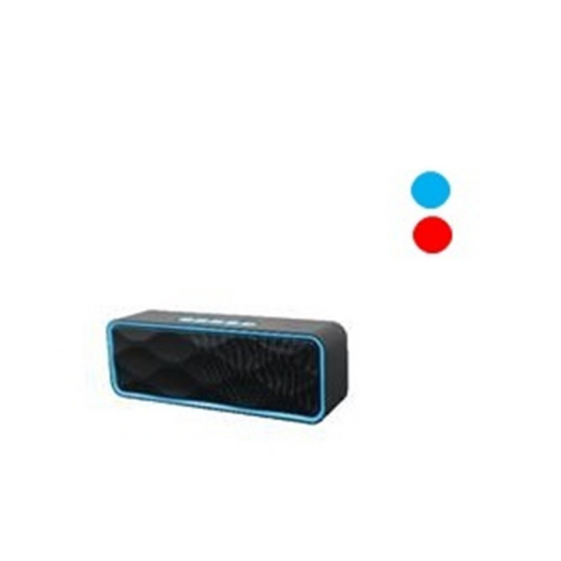 Bocina Myo Bt Inalámbrico Tarjeta USB Micro Sd Negro Azul