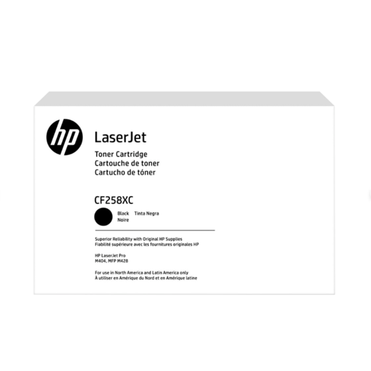 TONER HP 58XC - CF258XC - (CONTRACT) - NEGRO - ALTO RENDIMIENTO - 10,000 PAGINAS - PARA IMPRESORA LASERJET M404N - M404DW -  M428FDW - M428DW - (NO SE PUEDE VENDER SIN AUTORIZACION PREVIA DE HP)