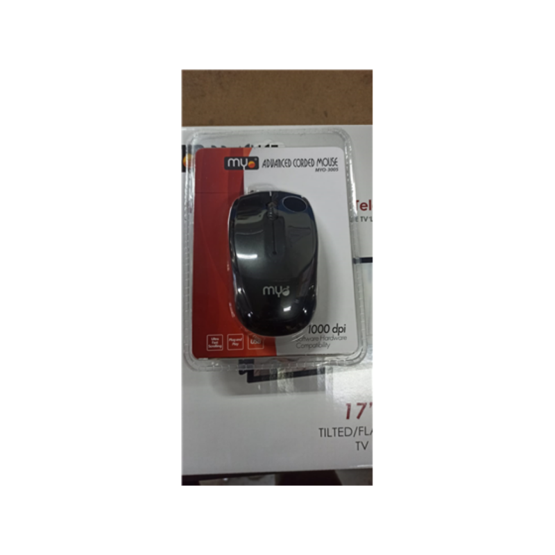 Mouse USB Negro Myo Myo-3005