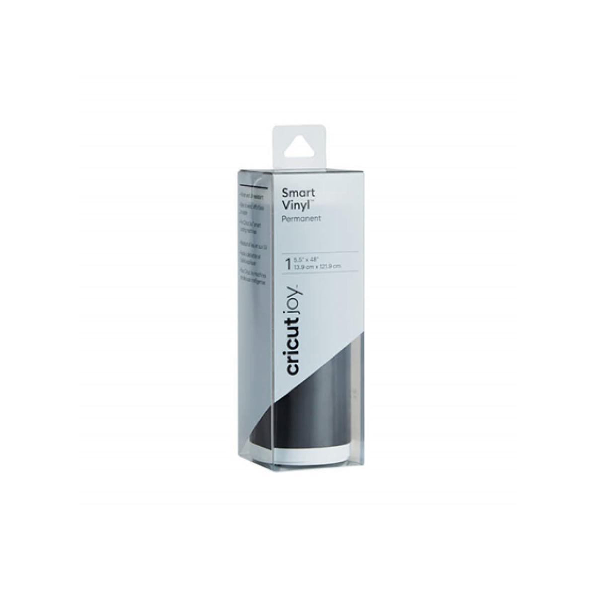 Rollo De Vinil Cricut Permanente 5.5 X 48 Pulgadas Glossy Negro