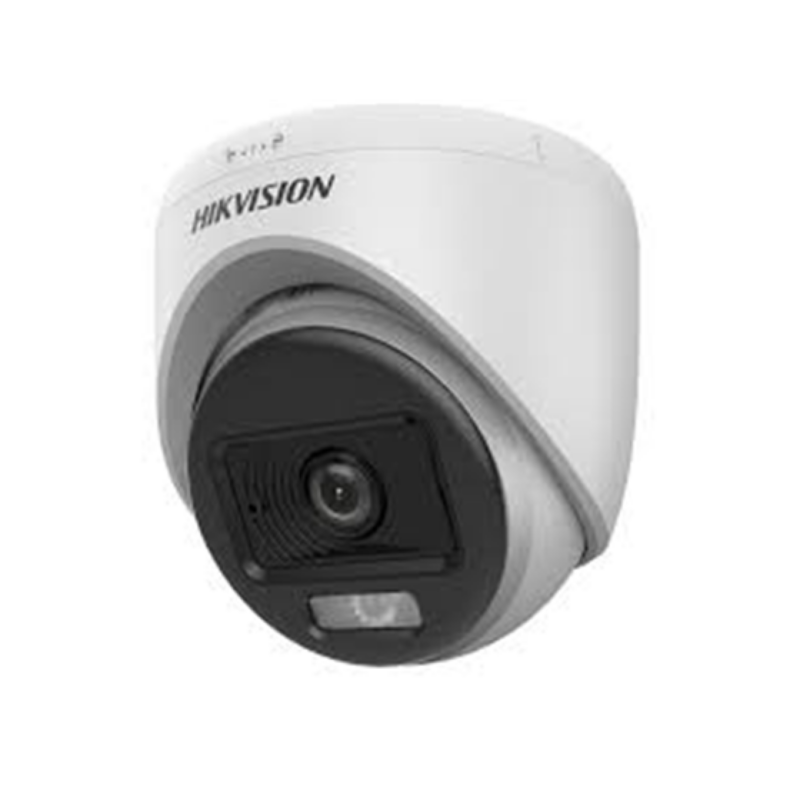 Cámara De Vigilancia Hikvision Domo Análoga 3K Colorvu Micrófono
