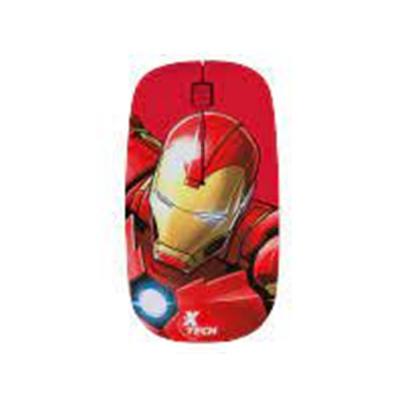 Mouse Xtech Marvel Avengers Iron Man Wireless Optical USB