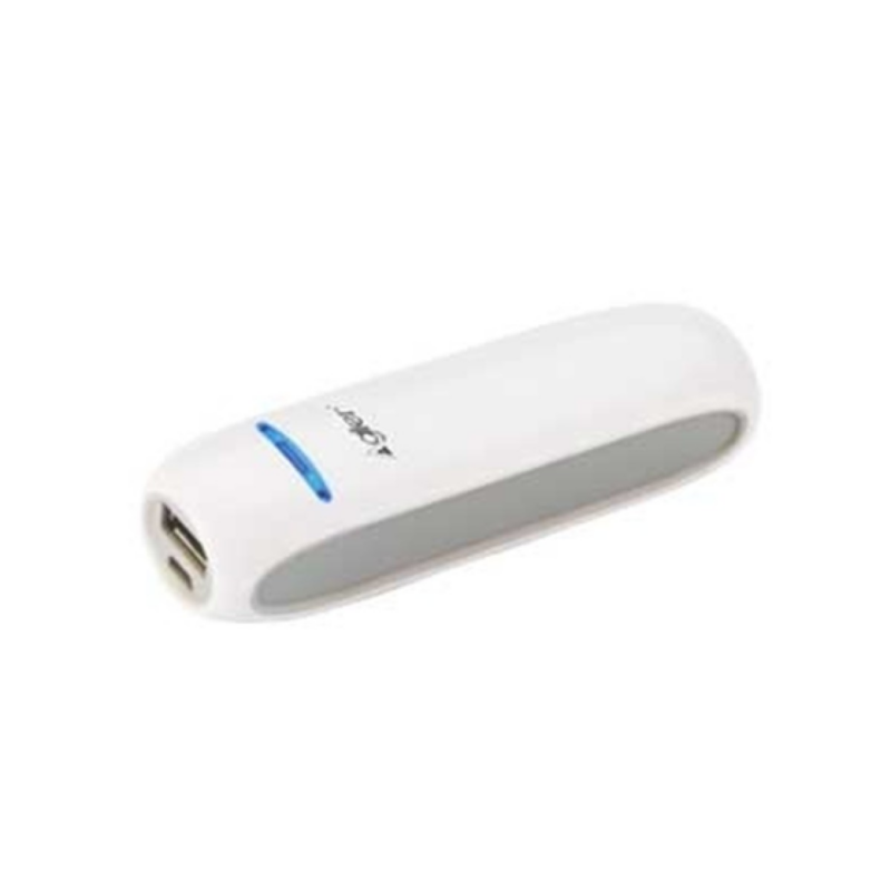 Cargador Movil Agiler (Power Bank), Backup Battery, 2600mAh, USB Output 5V/1A, Verde. (Agi-5700G)